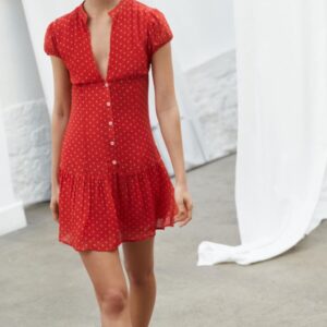 Kerina Wang - Short Polka Dot Dress - Zara