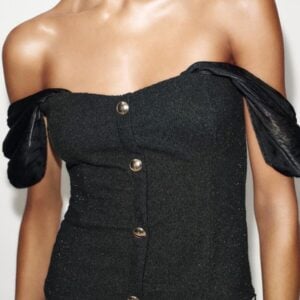 Kerina Wang - Combination Boucle Top - Zara