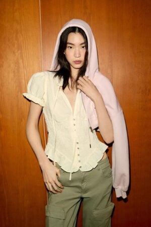 Kerina Wang - Tied Structure Top - Zara