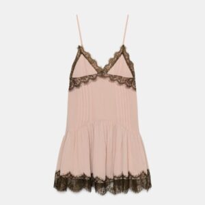 Kerina Wang - Short Combination Lace Dress - Zara