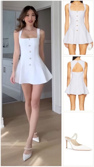 Kerina Wang - White Graduation Dresses You'll Want to Wear All Summer Long