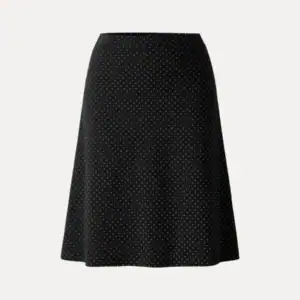 Kerina Wang - Stretch Cotton Polka Dot A-Line Flare Skirt Limited Edition - OGL