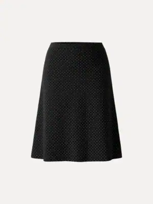 Kerina Wang - Stretch Cotton Polka Dot A-Line Flare Skirt Limited Edition - OGL