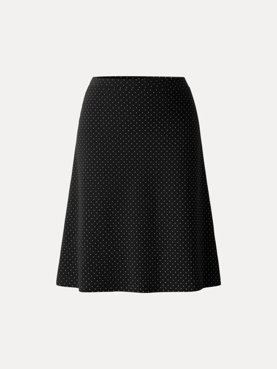 Stretch Cotton Polka Dot A-Line Flare Skirt Limited Edition – OGL