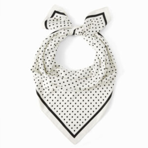 Kerina Wang - Polka Dot Square Headscarf - Cider