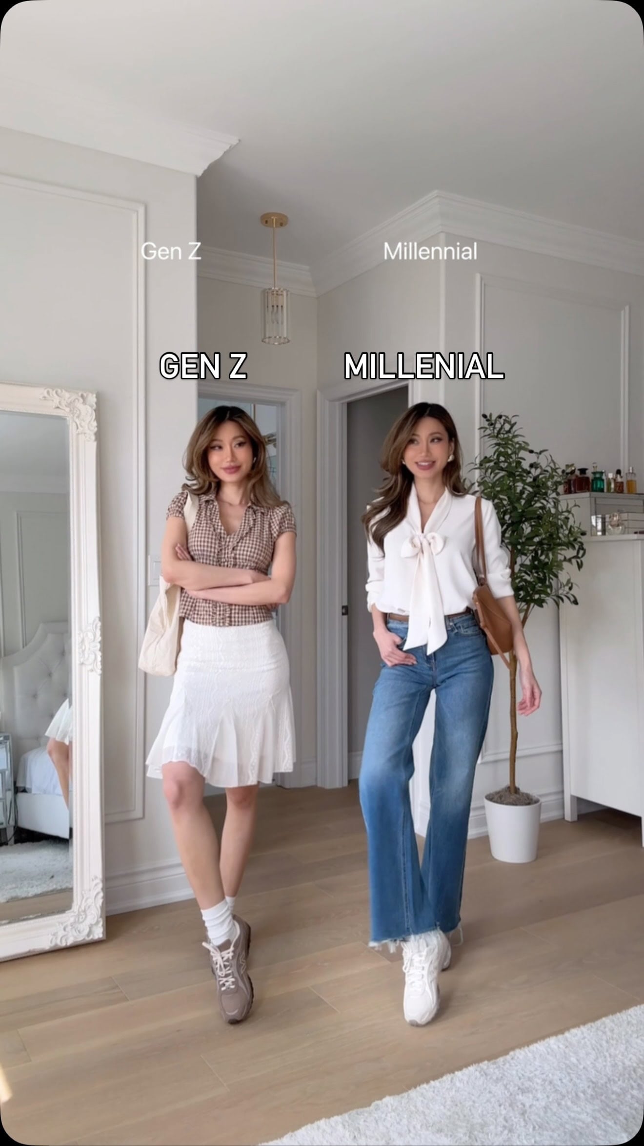 is this accurate? how millennial vs gen z styling NB204L