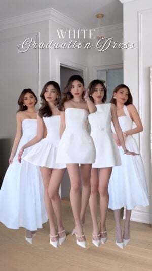 Kerina Wang - White Graduation Dresses You'll Want to Wear All Summer Long