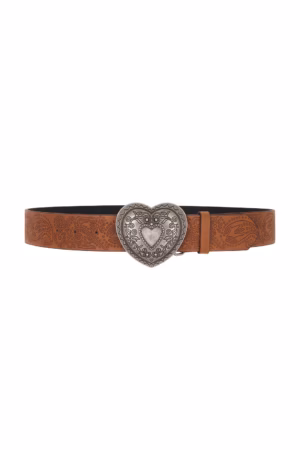 Kerina Wang - Lovers and Friends Heart Buckle Belt - Revolve