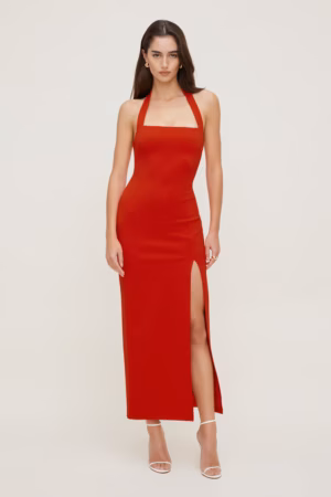 Kerina Wang - Miya Ponte Maxi Dress - Dynamite Clothing