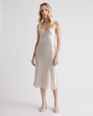 Kerina Wang - 100% Washable Silk Slip Dress - Quince