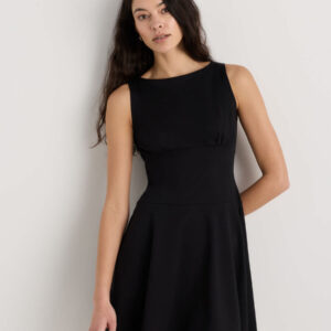 Kerina Wang - Organic Stretch Jersey Drop Waist Mini Dress - Quince