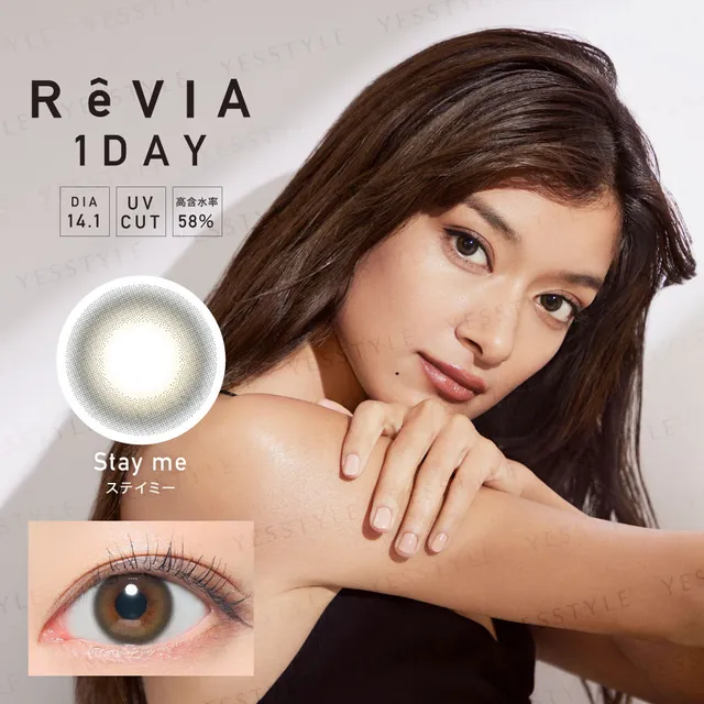 ReVIA 1 Day Color Lens Stay Me – YesStyle