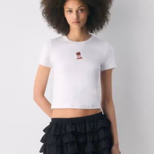 Kerina Wang - BestHug™ Little Ribbed Icon T-Shirt - Aritzia