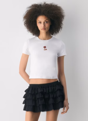 Kerina Wang - BestHug™ Little Ribbed Icon T-Shirt - Aritzia