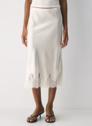 Kerina Wang - Henrietta Satin Skirt - Aritzia