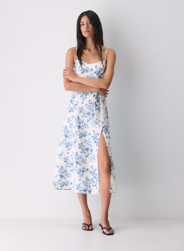 Barrafina Linen Dress – Aritzia