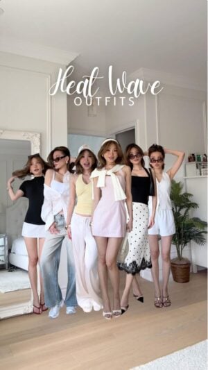 Kerina Wang - heat wave outfits
