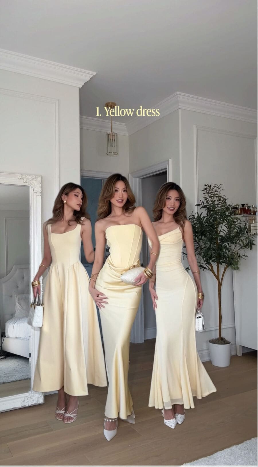 Kerina Wang - Yellow dresses