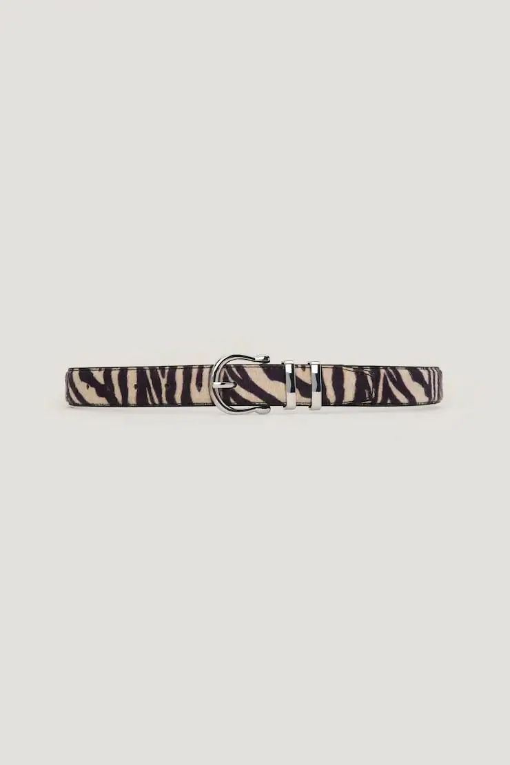Classic Faux Calf Hair Belt – Dynamite