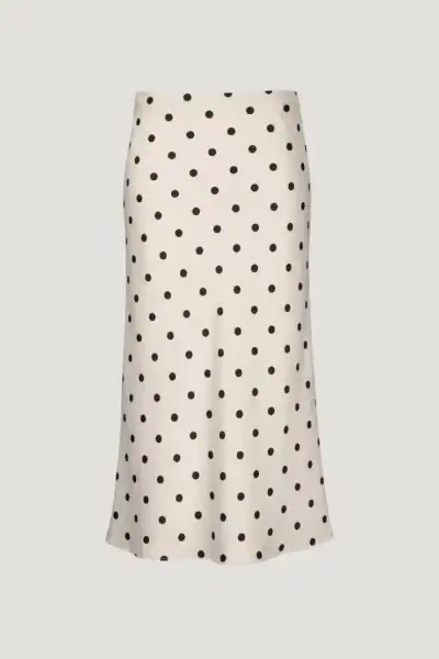 Kerina Wang - Delila Satin Midi Skirt - Dynamite