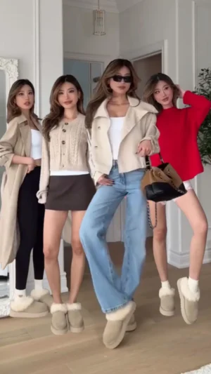 Kerina Wang - UGG Tazzelle styling