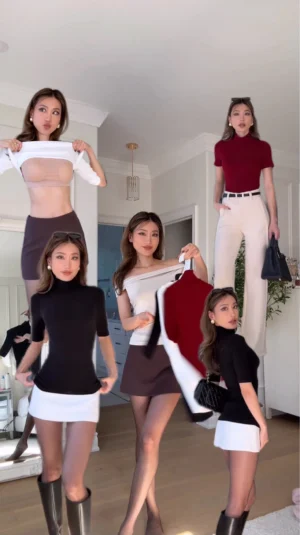Fall tops collage - Kerina Wang