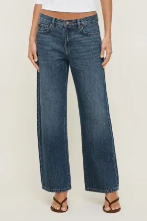 Jules Relaxed Low Rise Straight Leg Jeans – Dynamite