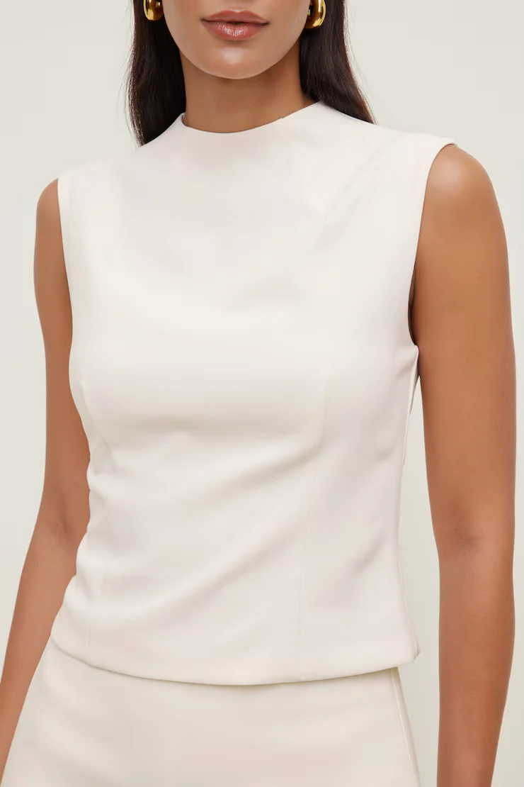 Kerina Wang - mock-neck-top - DYNAMITE (CAD)