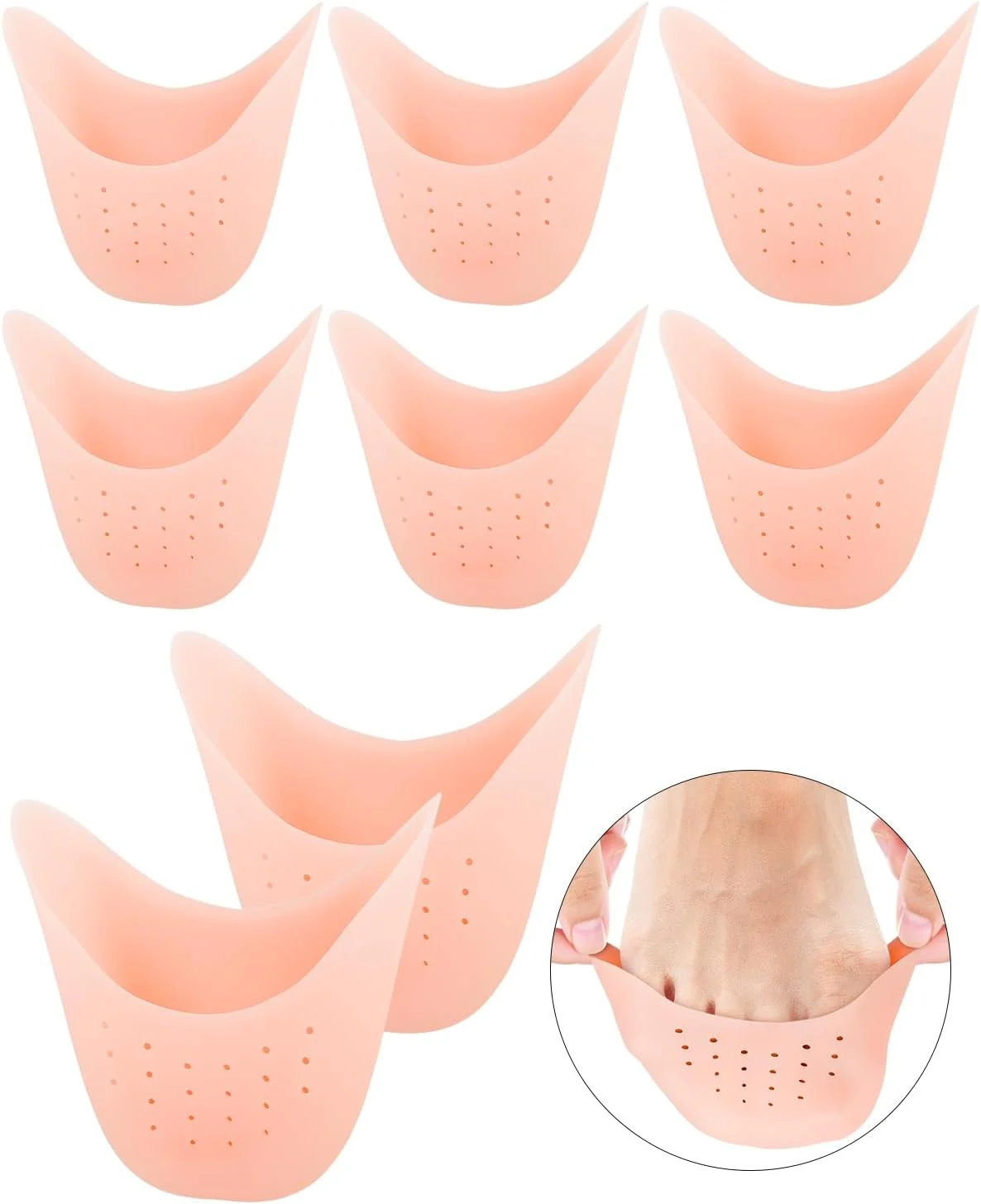 Silicone Toe Protectors – BLATOWN – Beige (USA)