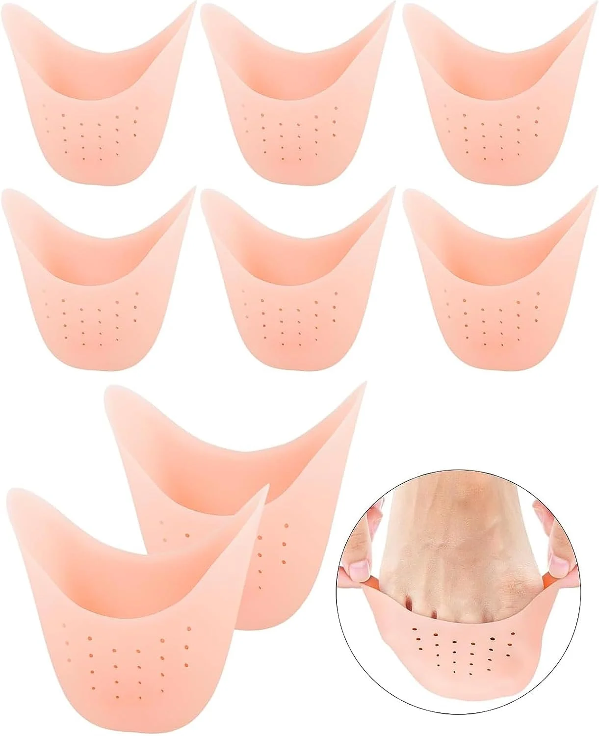 Silicone Toe Protectors – BJAINGEXK – Beige (CAN)