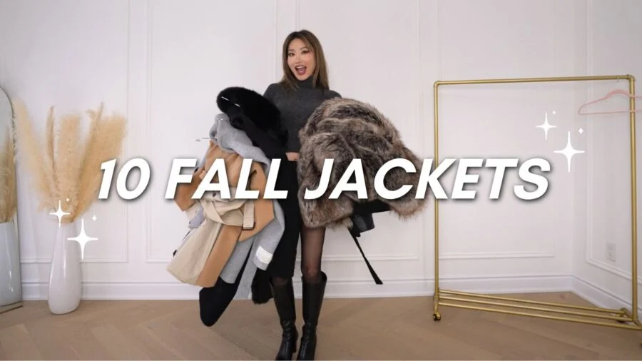 Kerina Wang - fall jackets 2026 try on yourself